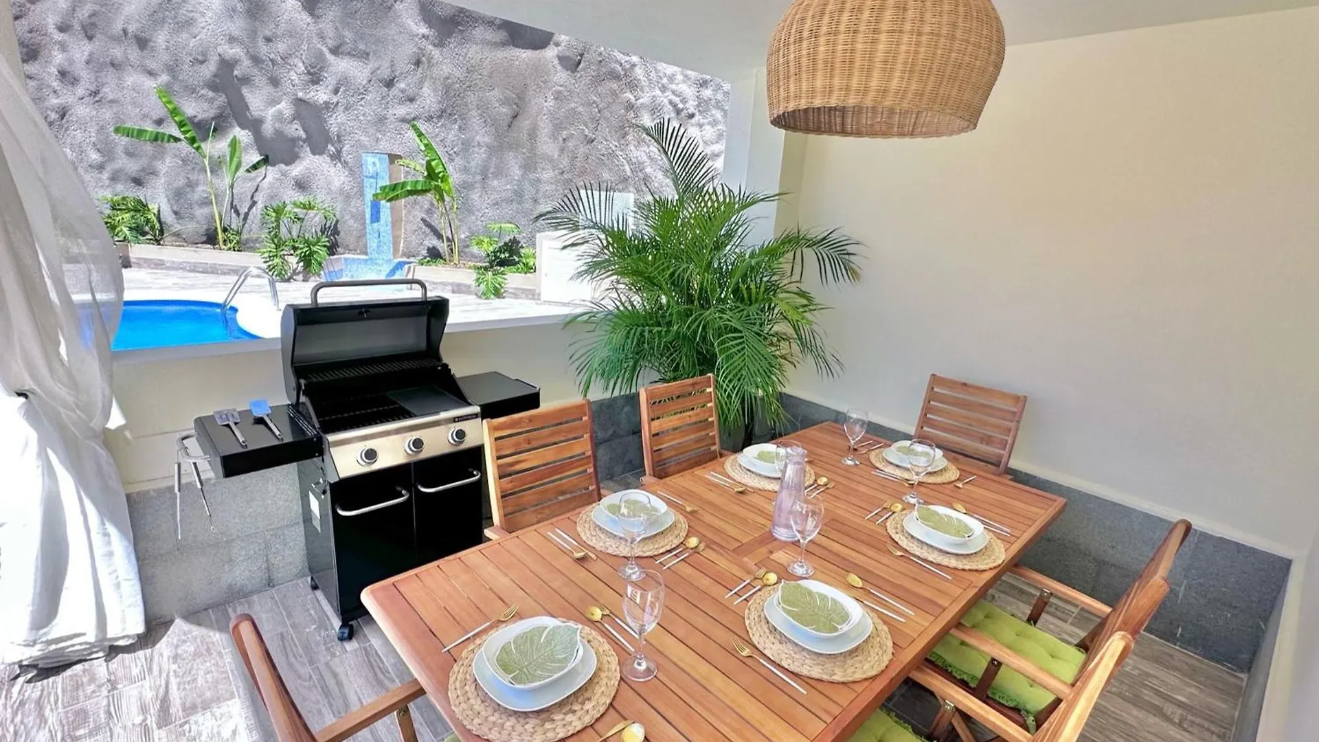 Luxury Villa Ifara Private Heated Pool Free Car Except Christmas  阿德耶